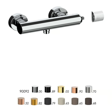 NARCISO S 78006S - 2 hole external shower mixer by Rubinetterie Frattini - view 3